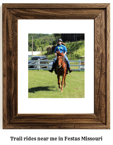 trail rides near me in Festus, Missouri